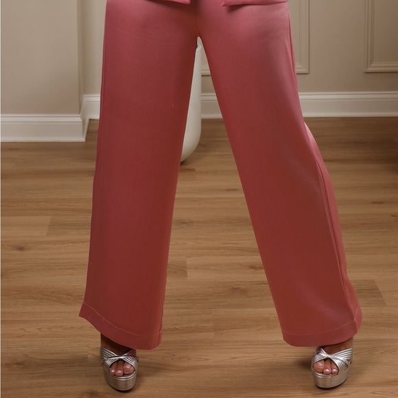 Light Pink Satin Pants - Picture 3 of 3